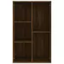 Libreria/Credenza Rovere Marrone 50x25x80 cm Legno Multistrato