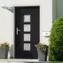 Porta Ingresso Antracite 98x200 cm in PVC