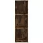 Libreria/Mobile TV Rovere Fumo 36x30x114cm in Legno Multistrato