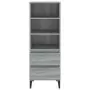 Credenza Grigio Sonoma 40x36x110 cm in Legno Multistrato