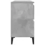 Mobile Lavabo Grigio Cemento 80x33x60 cm in Legno Multistrato