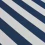 Tenda da Sole Pieghevole Manuale 500 cm Blu/Bianca