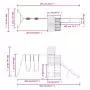 Set da Gioco da Esterno in Legno di Pino Impregnato