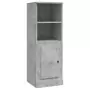 Credenza Grigio Cemento 36x35,5x103,5 cm in Legno Multistrato