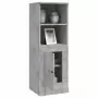 Credenza Grigio Cemento 36x35,5x103,5 cm in Legno Multistrato