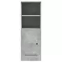 Credenza Grigio Cemento 36x35,5x103,5 cm in Legno Multistrato