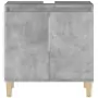 Mobile Lavabo Grigio Cemento 58x33x60 cm in Legno Multistrato