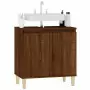 Mobile Lavabo Rovere Marrone 58x33x60 cm in Legno Multistrato