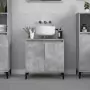 Mobile Lavabo Grigio Cemento 58x33x60 cm in Legno Multistrato