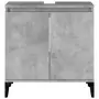 Mobile Lavabo Grigio Cemento 58x33x60 cm in Legno Multistrato