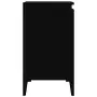 Mobile Lavabo Nero 58x33x60 cm in Legno Multistrato