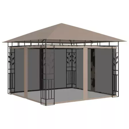 Gazebo con Zanzariera 3x3x2,73 m Talpa 180 g/m²