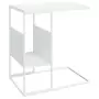 Tavolino Bianco 55x36x59,5 cm Legno Multistrato