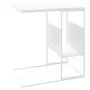 Tavolino Bianco 55x36x59,5 cm Legno Multistrato