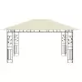 Gazebo con Zanzariera 4x3x2,73 m Crema 180 g/m²