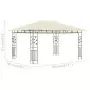 Gazebo con Zanzariera 4x3x2,73 m Crema 180 g/m²