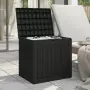 Contenitore Giardino Nero 55,5x43x53 cm Polipropilene