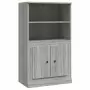 Credenza Grigio Sonoma 60x35,5x103,5 cm in Legno Multistrato