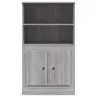 Credenza Grigio Sonoma 60x35,5x103,5 cm in Legno Multistrato