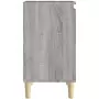 Mobile Lavabo Grigio Sonoma 58x33x60 cm in Legno Multistrato