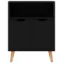 Credenza Nera 60x30x72 cm in Truciolato