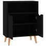 Credenza Nera 60x30x72 cm in Truciolato