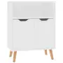 Credenza Bianca 60x30x72 cm in Truciolato