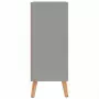 Credenza Grigia 60x30x72 cm in Truciolato