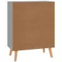 Credenza Grigia 60x30x72 cm in Truciolato