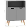 Credenza Grigia 60x30x72 cm in Truciolato