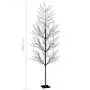 Albero di Natale 1200 LED Blu Ciliegio in Fiore 400 cm