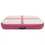 Tappetino Ginnastica Gonfiabile con Pompa 60x100x20 cm PVC Rosa