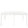 Tavolo da Giardino Bianco 159,5x82,5x76cm Legno Massello Pino
