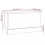 Contenitore Bianco Lucido 50x30x28 cm Legno Multistrato