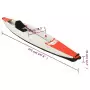 Kayak Gonfiabile Rosso 375x72x31 cm in Poliestere