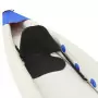 Kayak Gonfiabile Blu 375x72x31 cm in Poliestere