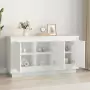 Credenza Bianca 102x35x55 cm in Legno Multistrato