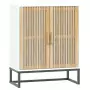 Credenza Bianca 60x30x75 cm in Legno Multistrato