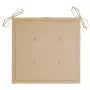 Cuscini per Sedie da Giardino 4 pz Beige 40x40x3 cm