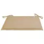 Cuscini per Sedie da Giardino 4 pz Beige 40x40x3 cm