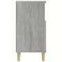 Credenza Grigio Sonoma 60x35x70 cm in Legno Multistrato