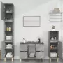 Mobile Lavabo Grigio Cemento 80x33x60 cm in Legno Multistrato