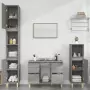 Mobile Lavabo Grigio Sonoma 80x33x60 cm in Legno Multistrato