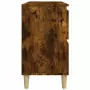 Mobile Lavabo Rovere Fumo 80x33x60 cm in Legno Multistrato