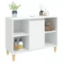 Mobile Lavabo Bianco 80x33x60 cm in Legno Multistrato