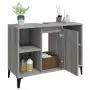 Mobile Lavabo Grigio Sonoma 80x33x60 cm in Legno Multistrato