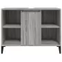 Mobile Lavabo Grigio Sonoma 80x33x60 cm in Legno Multistrato