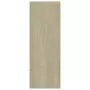 Scaffale a Parete Rovere Sonoma 45,1x16x45,1 cm in Truciolato