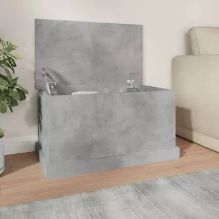 Contenitore Grigio Cemento 70x40x38 cm in Legno Multistrato