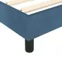 Giroletto a Molle Blu Scuro 180x200 cm in Velluto